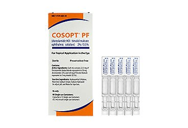 COSOPT PF (PRESERVATIVE FREE) EYE DROPS 60X0,2ML